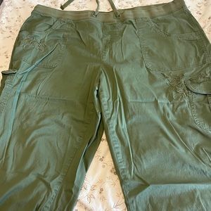 Olive Green Capris